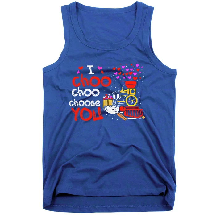 I Choo Choo Choose You Valentine Train Lovers Funny Gift Tank Top