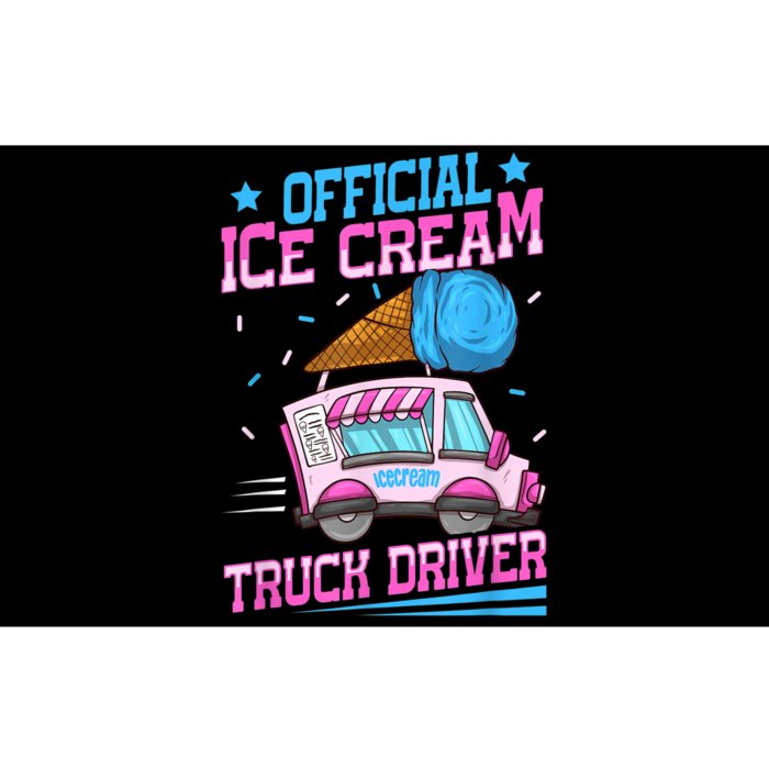 Ice Cream Cone Design For An Ice Cream Truck Driver Bumper Sticker