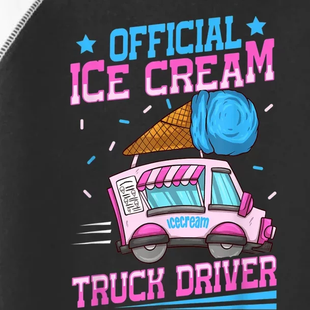 Ice Cream Cone Design For An Ice Cream Truck Driver Toddler Fine Jersey T-Shirt