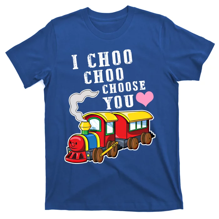 I Choo Choo Choose You Valentines Day Cute Train Gift T-Shirt