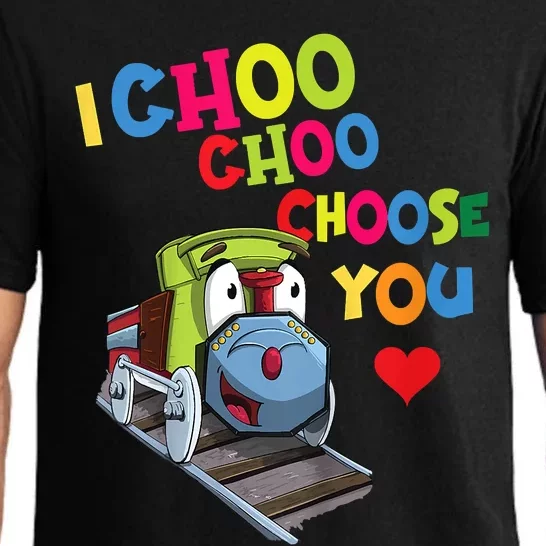 I Choo Choo Choose You Valentine's Day Train Pajama Set