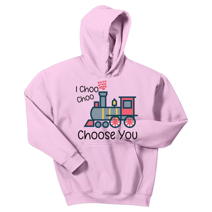 I Choo Choo Choose You Valentines Day Kids Hoodie