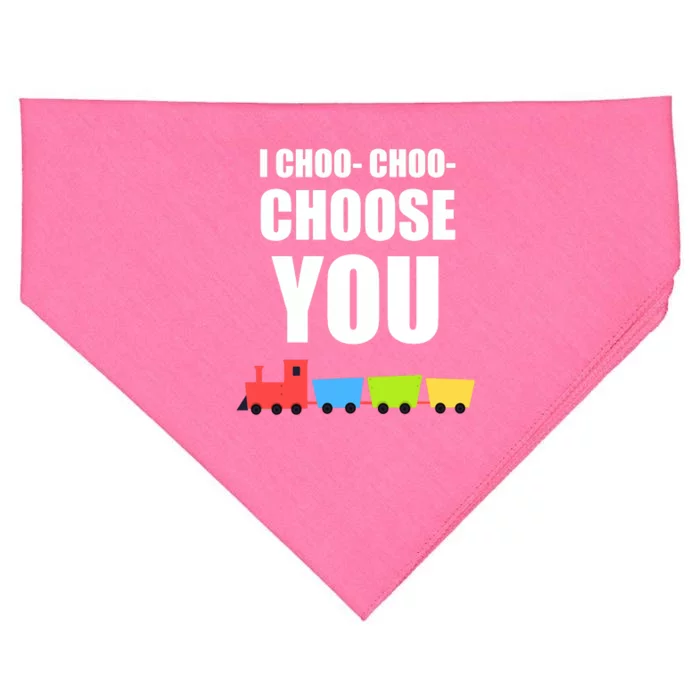 I Choo Choo Choose You Valentines Day USA-Made Doggie Bandana