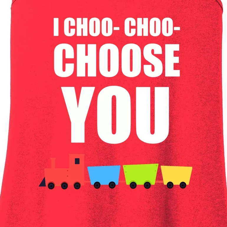 I Choo Choo Choose You Valentines Day Ladies Essential Tank