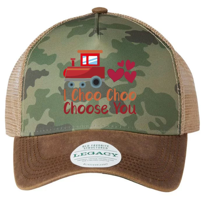 I Choo Choo Choose You Valentines Day Legacy Tie Dye Trucker Hat