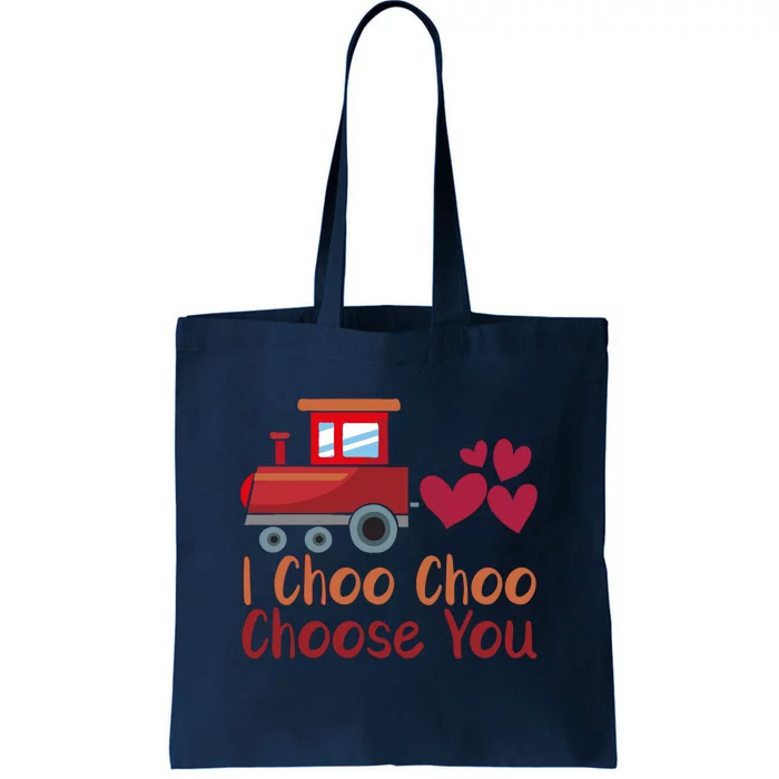 I Choo Choo Choose You Valentines Day Tote Bag