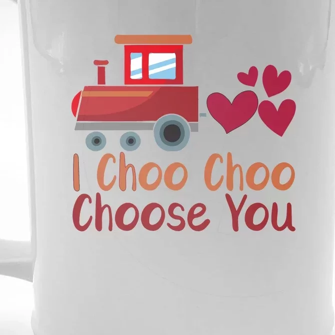 I Choo Choo Choose You Valentines Day Front & Back Beer Stein