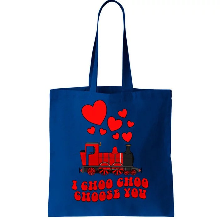 I Choo Choo Choose You Valentines Day Train Gift Tote Bag