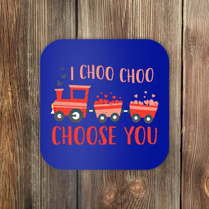 I Choo Choo Choose You Valentines Day Train Cute Gift Coaster