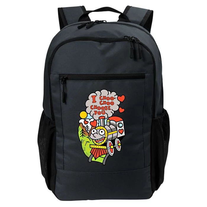 I Choo Choo Choose You Valentines Day Train Gift Daily Commute Backpack