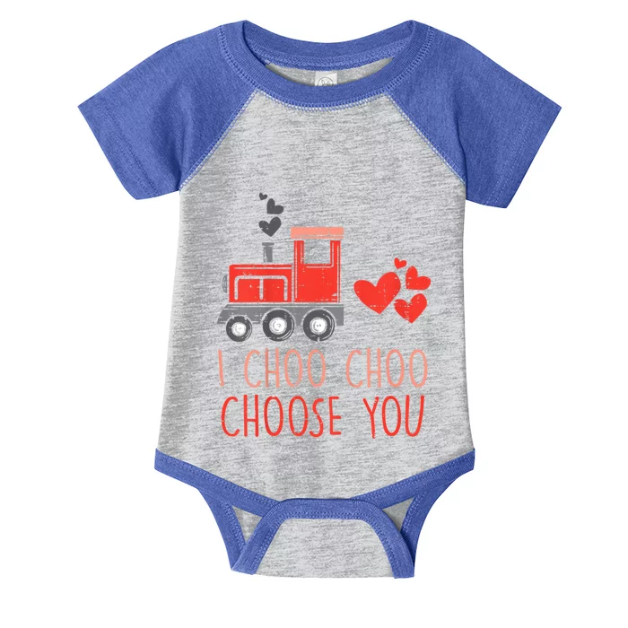 I Choo Choo Choose You Valentines Day Train Meaningful Gift Infant Baby Jersey Bodysuit