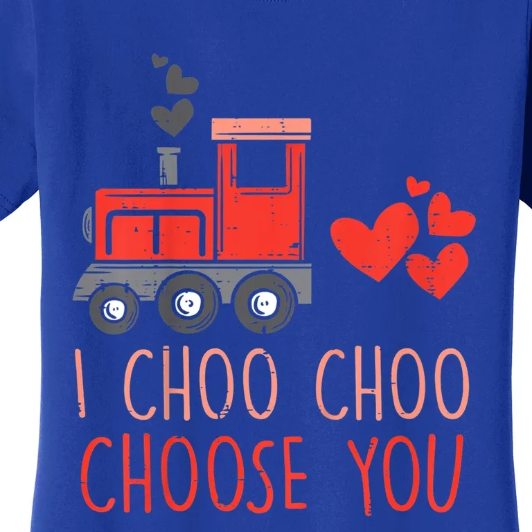 I Choo Choo Choose You Valentines Day Train Meaningful Gift Women's T-Shirt