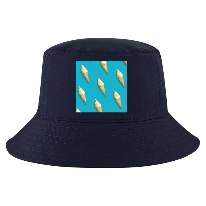 Ice Cream Cone Pattern Cool Comfort Performance Bucket Hat