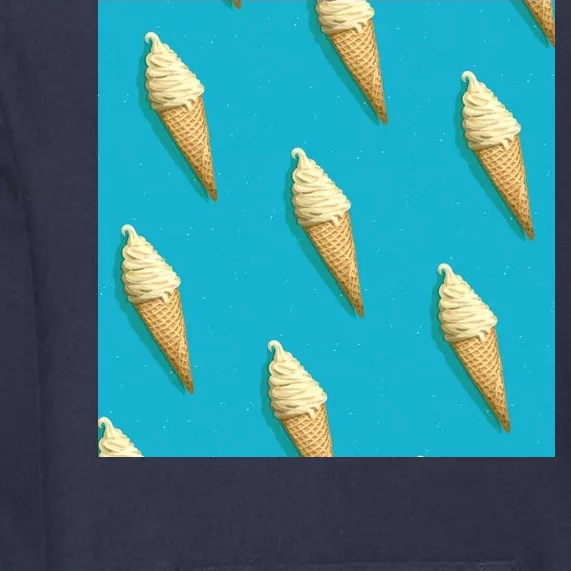 Ice Cream Cone Pattern Premium Hoodie