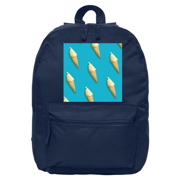 Ice Cream Cone Pattern 16 in Basic Backpack