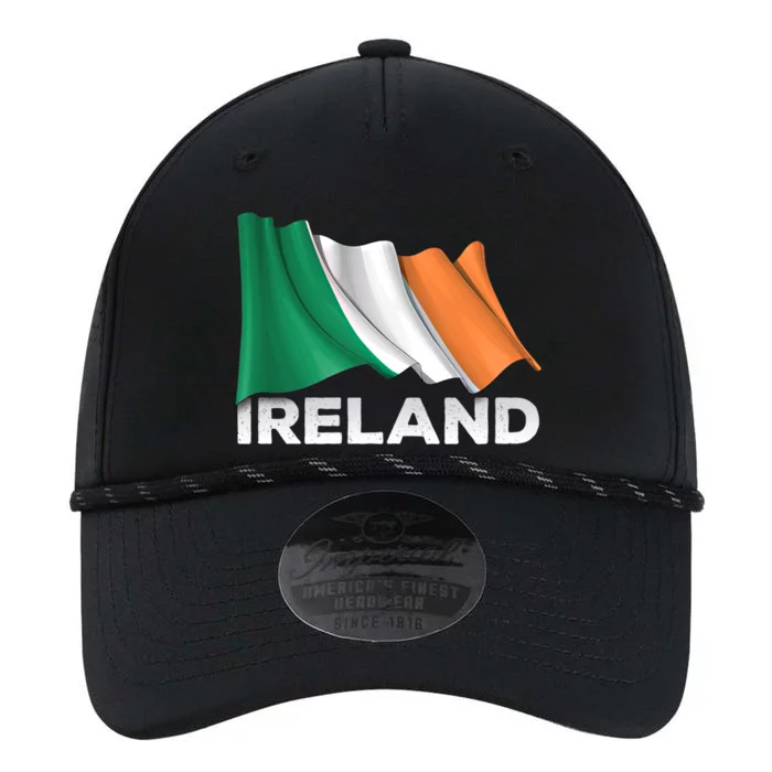 Ireland Country Cool Gift Waving Irish Flag Great Gift Performance The Dyno Cap