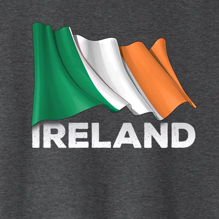 Ireland Country Cool Gift Waving Irish Flag Great Gift Women's Crop Top Tee