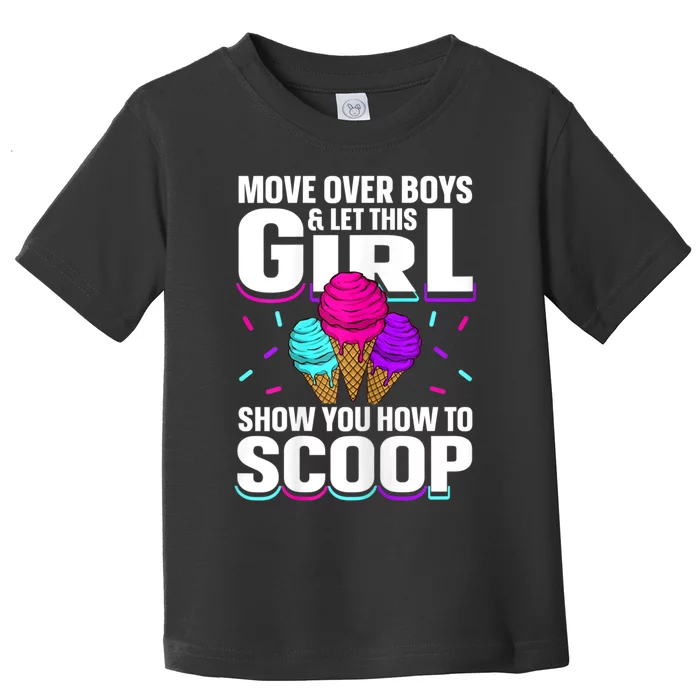 Ice Cream Cone Design For An Ice Cream Girl Toddler T-Shirt