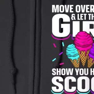 Ice Cream Cone Design For An Ice Cream Girl Full Zip Hoodie