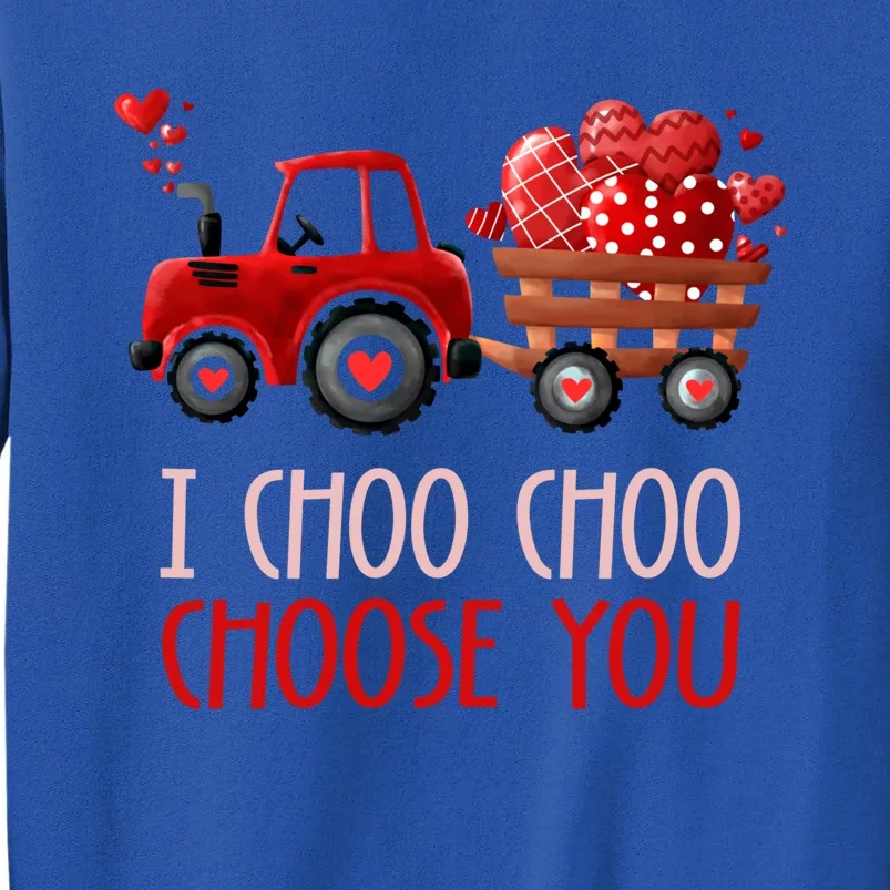 I Choo Choo Choose You Valentines Day Train With Red Hearts Gift Sweatshirt