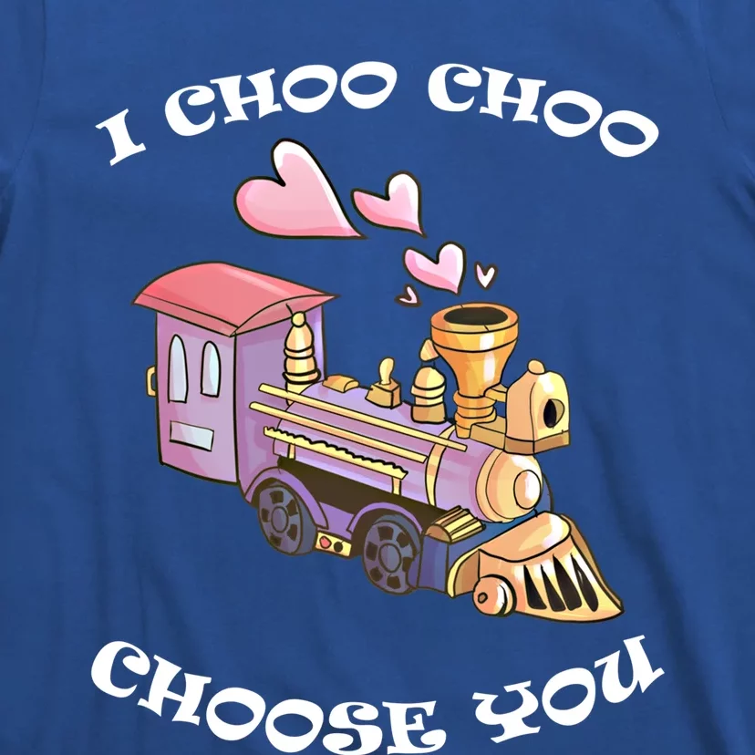 I Choo Choo Choose You Valentine's Day Cute Train Pun Gift Cute Gift T-Shirt