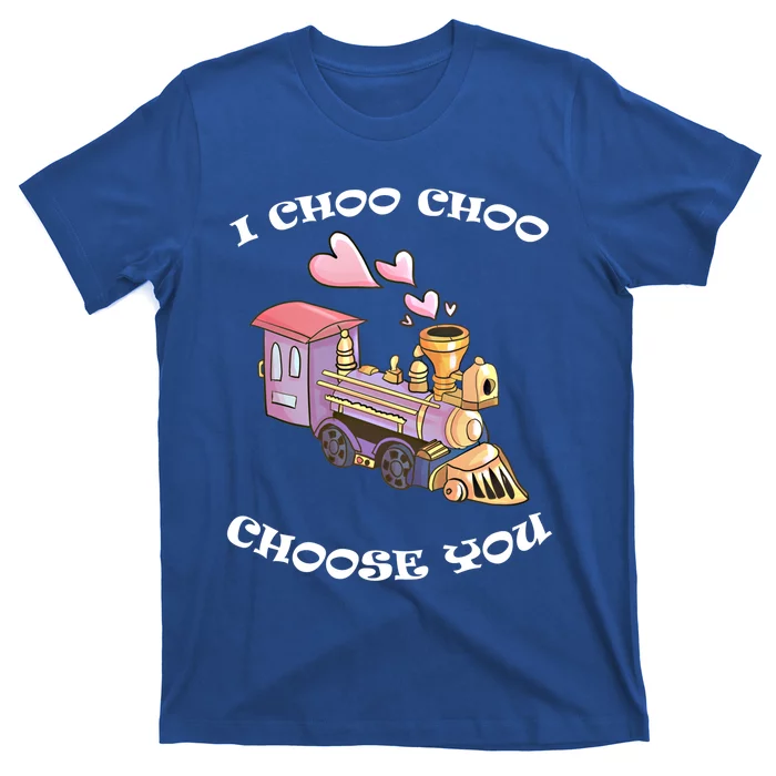 I Choo Choo Choose You Valentine's Day Cute Train Pun Gift Cute Gift T-Shirt