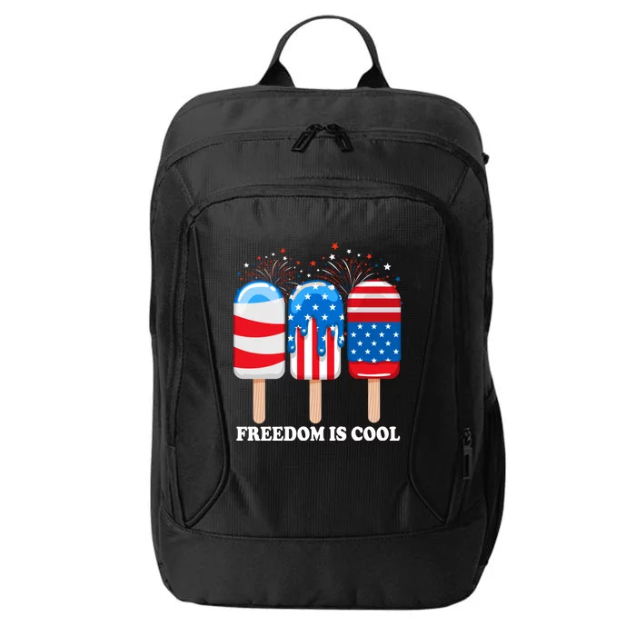 Ice Cream Cones Funny 4th Of July Patriotic America City Backpack