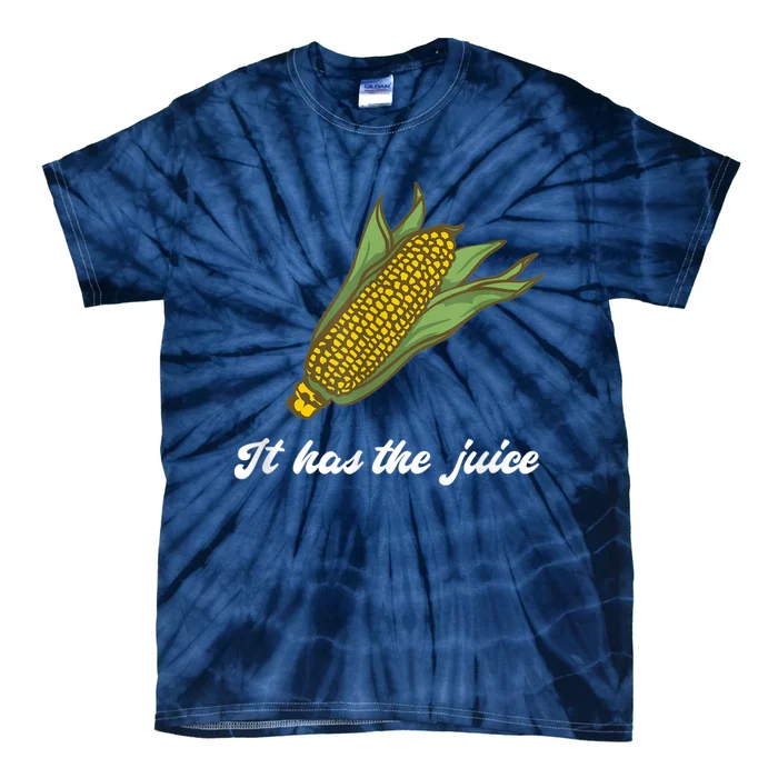 It's Corn Cone It Has The Juice Corn Boy Corn Tok Tie-Dye T-Shirt