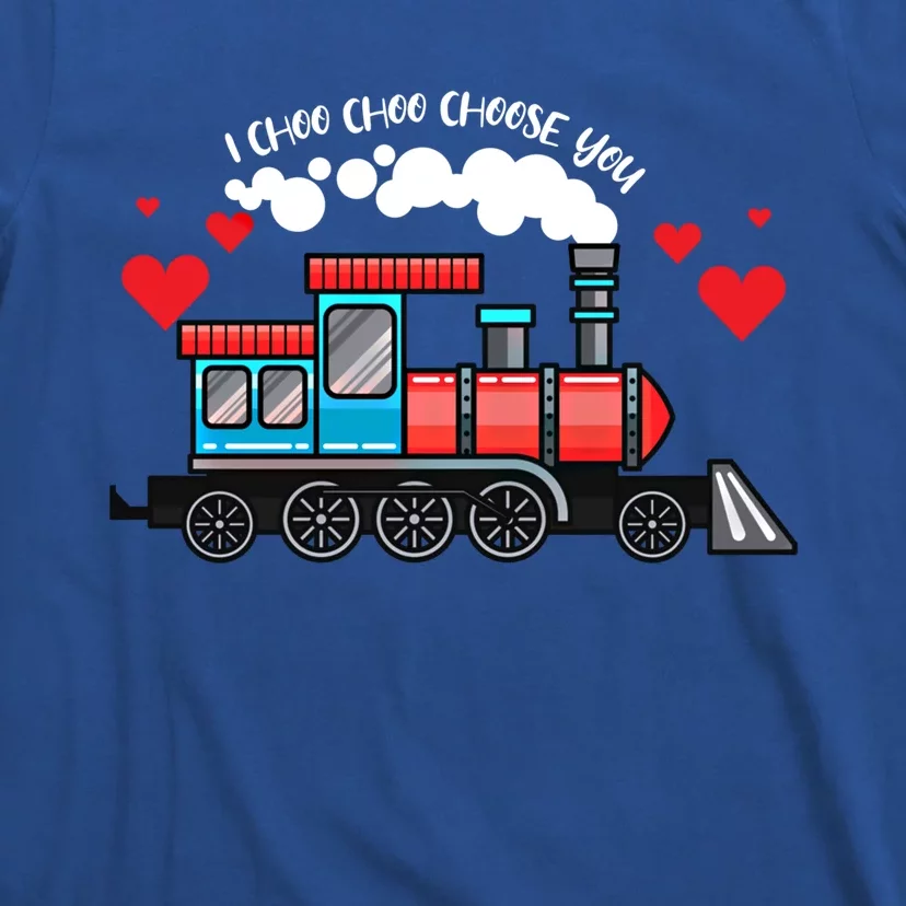 I Choo Choose You Valentines Day Train Heart Lovers Great Gift T-Shirt