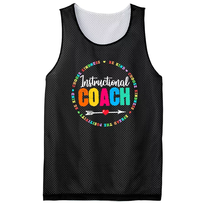 Instructional Coach Crew Back To School Matching Group Mesh Reversible Basketball Jersey Tank