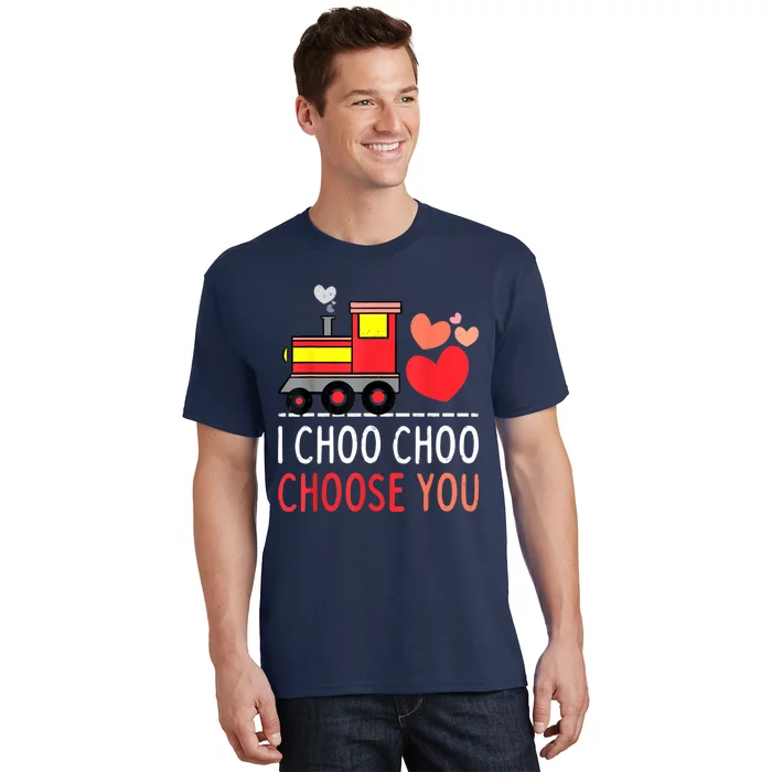 I Choo Choo Choose You Valentines Day Train Boy T-Shirt