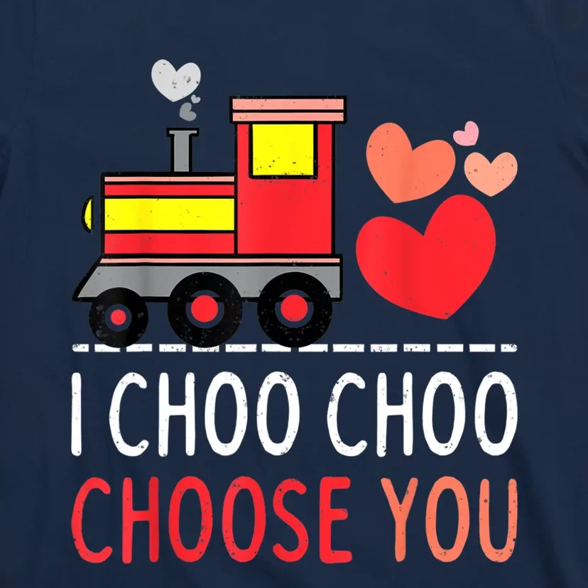 I Choo Choo Choose You Valentines Day Train Boy T-Shirt