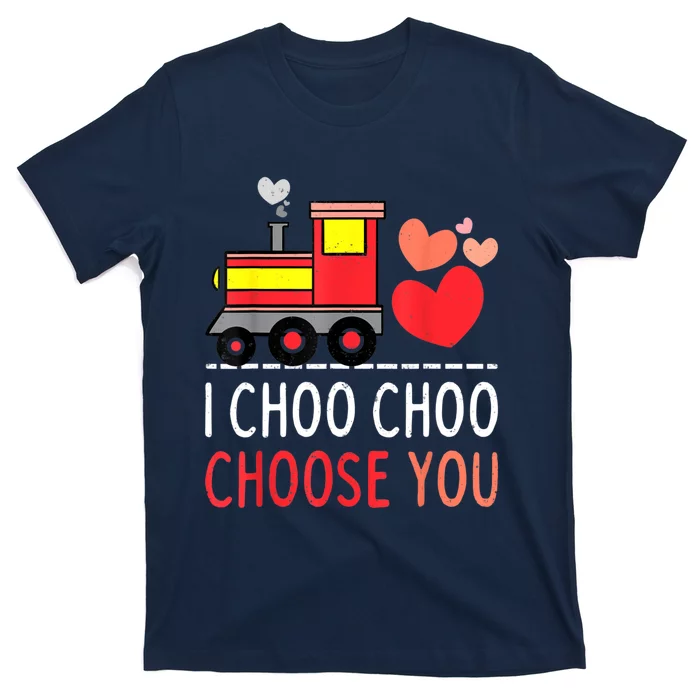 I Choo Choo Choose You Valentines Day Train Boy T-Shirt