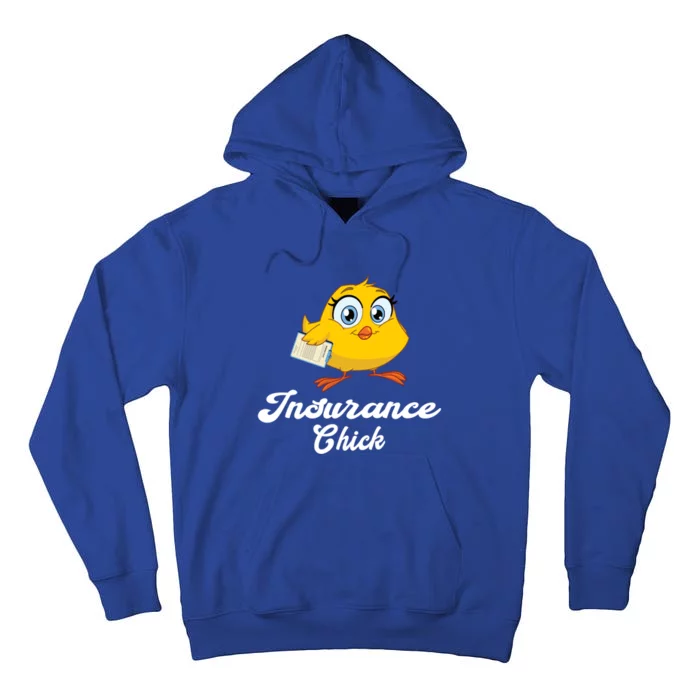 Insurance Chick Cute Gift Funny Insurance Agent Gift Tall Hoodie