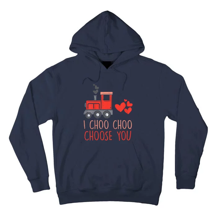 I Choo Choo Choose You Valentines Day Train Tall Hoodie