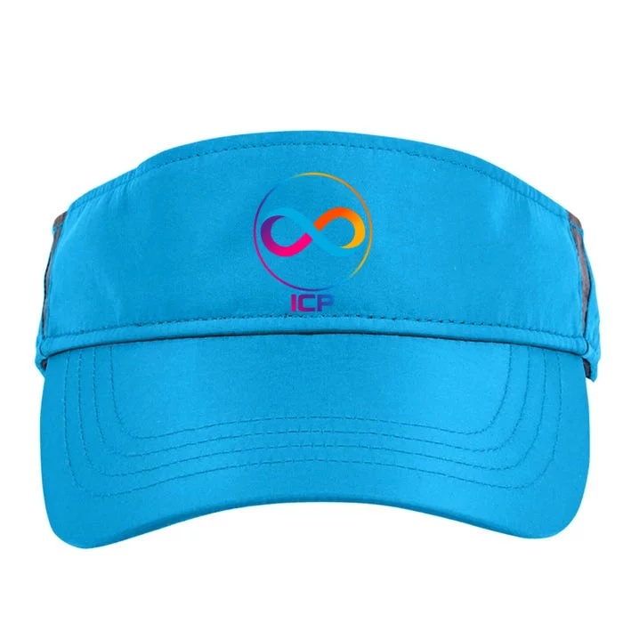 Internet Computer Cryptocurrency Logo Adult Drive Performance Visor