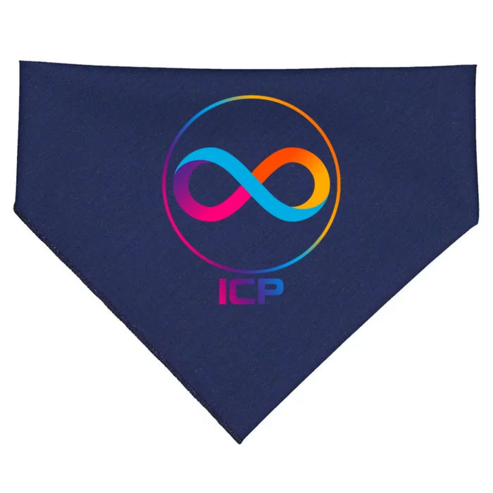 Internet Computer Cryptocurrency Logo USA-Made Doggie Bandana