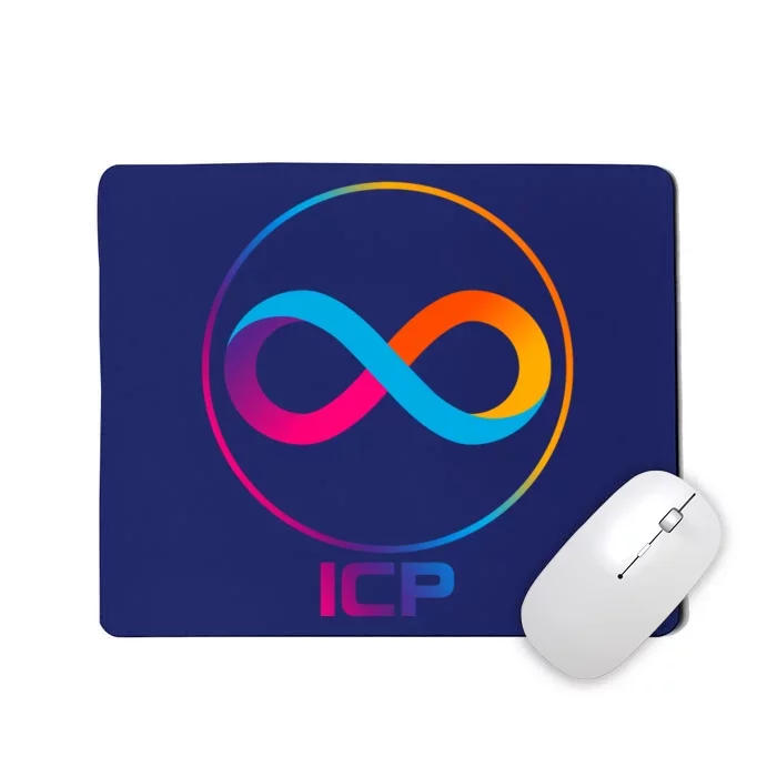 Internet Computer Cryptocurrency Logo Mousepad