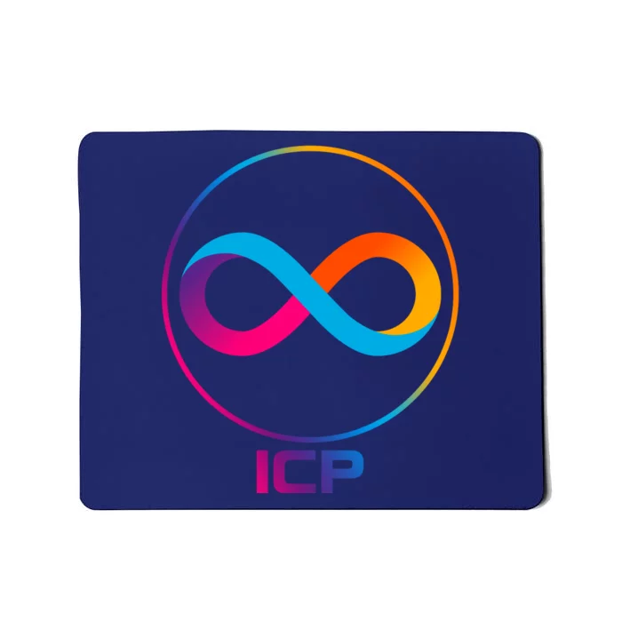 Internet Computer Cryptocurrency Logo Mousepad