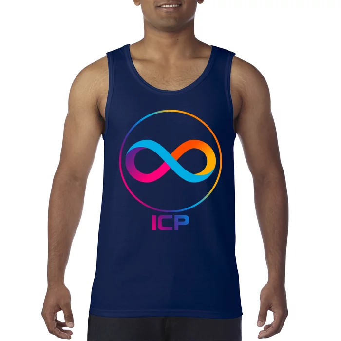 Internet Computer Cryptocurrency Logo Tank Top