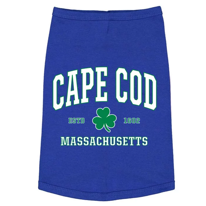 Irish Cape Cod Cute Gift St Patricks Day Gift Mass Usa Doggie Tank