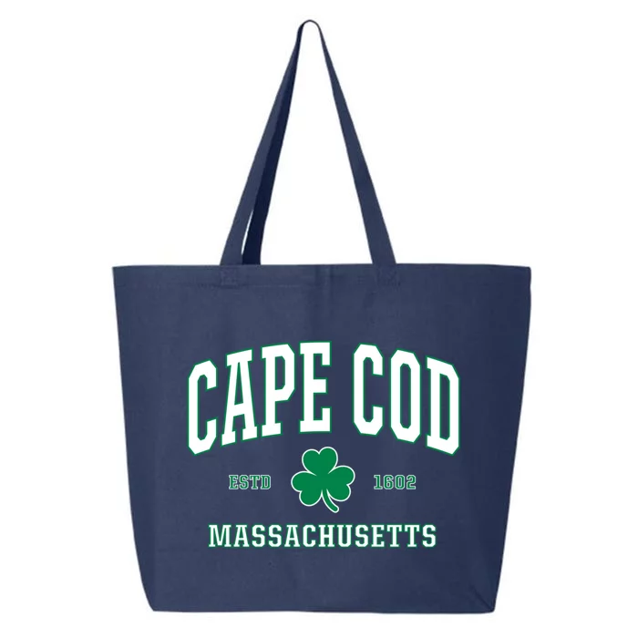 Irish Cape Cod Cute Gift St Patricks Day Gift Mass Usa 25L Jumbo Tote