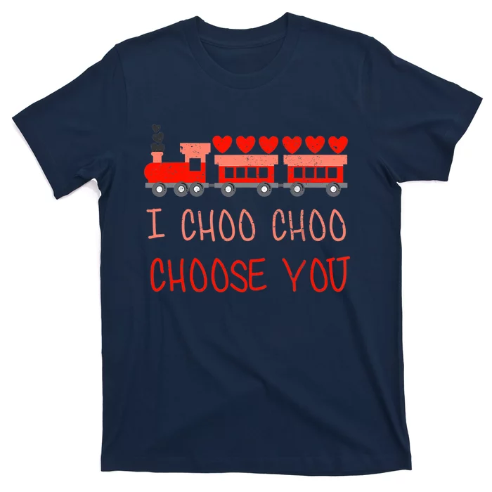 I Choo Choo Choose You Train Valentines Day Boys T-Shirt