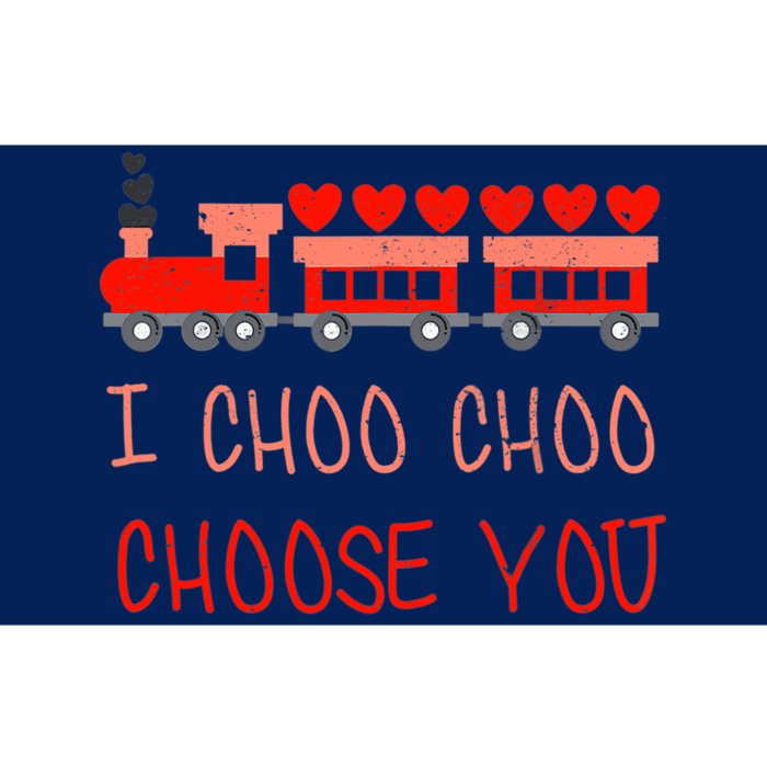 I Choo Choo Choose You Train Valentines Day Boys Bumper Sticker