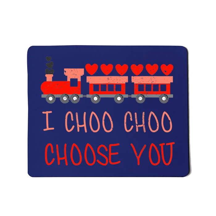 I Choo Choo Choose You Train Valentines Day Boys Mousepad