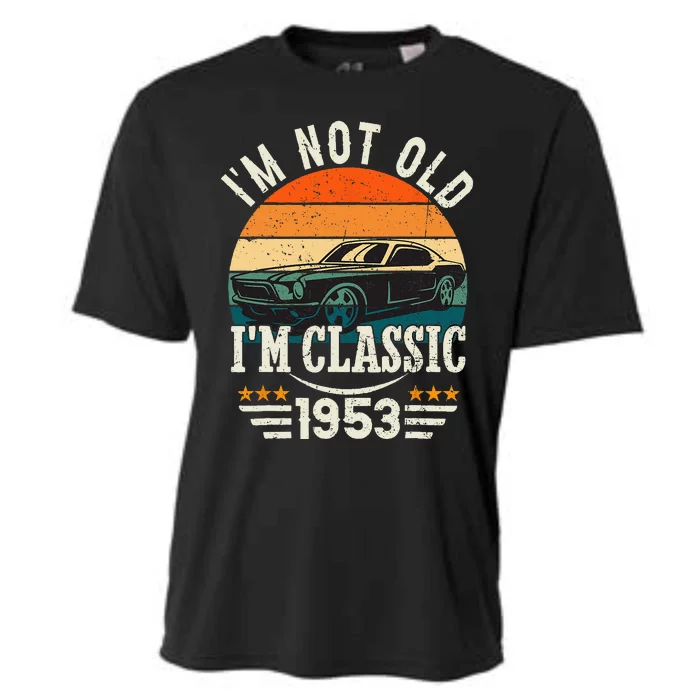 Im Classic Car 70th Birthday Gift 70 Years Old Born In 1953 Cooling Performance Crew T-Shirt