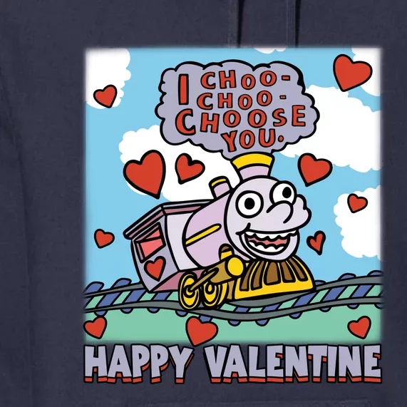 I Choo Choo Choose You Happy ValentineS Day The Sim!Pson Choo Choo Choo Premium Hoodie