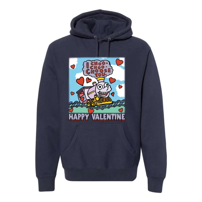 I Choo Choo Choose You Happy ValentineS Day The Sim!Pson Choo Choo Choo Premium Hoodie