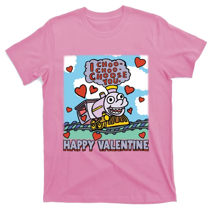 I Choo Choo Choose You Happy ValentineS Day The Sim!Pson Choo Choo Choo T-Shirt