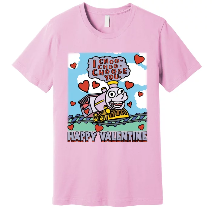 I Choo Choo Choose You Happy ValentineS Day The Sim!Pson Choo Choo Choo Premium T-Shirt